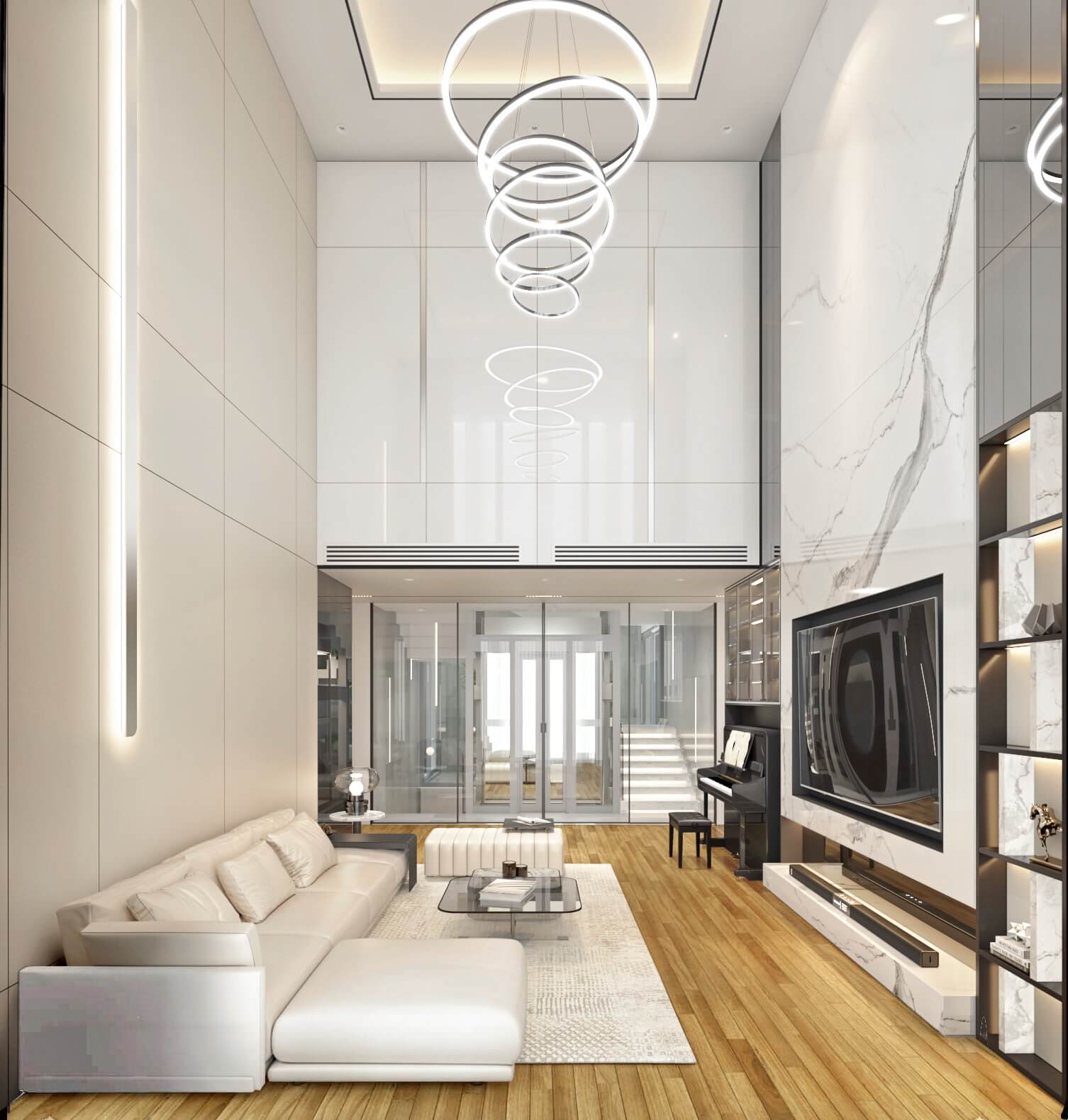 Thiết kế nội thất biệt thự hiện đại Tạo ra không gian sống hiện đại, thông thoáng và tiện nghi