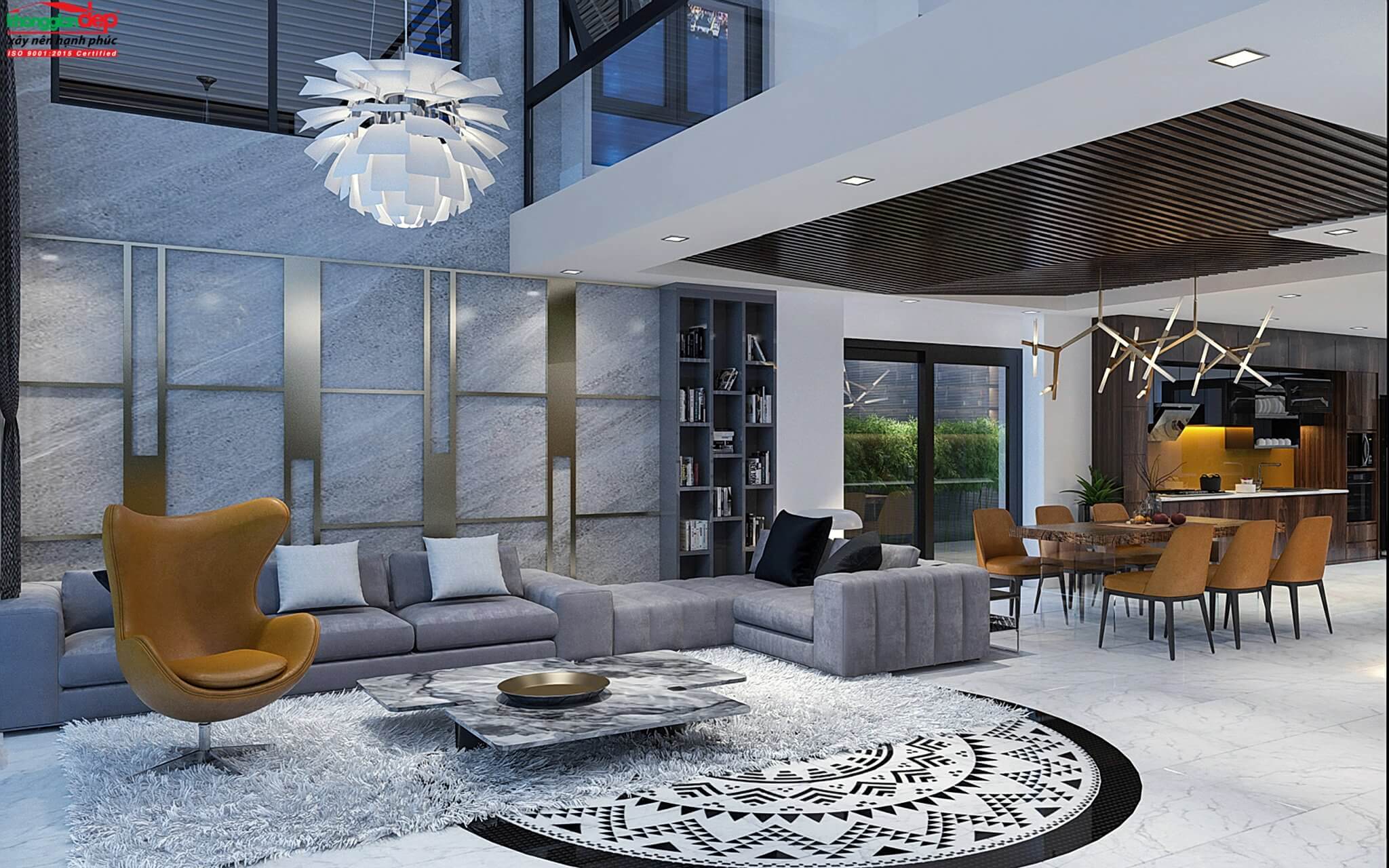 Thiết kế nội thất nhà phố Urban Elegance Haven